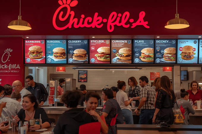 Chick-fil-A Restaurant Lewisville Texas