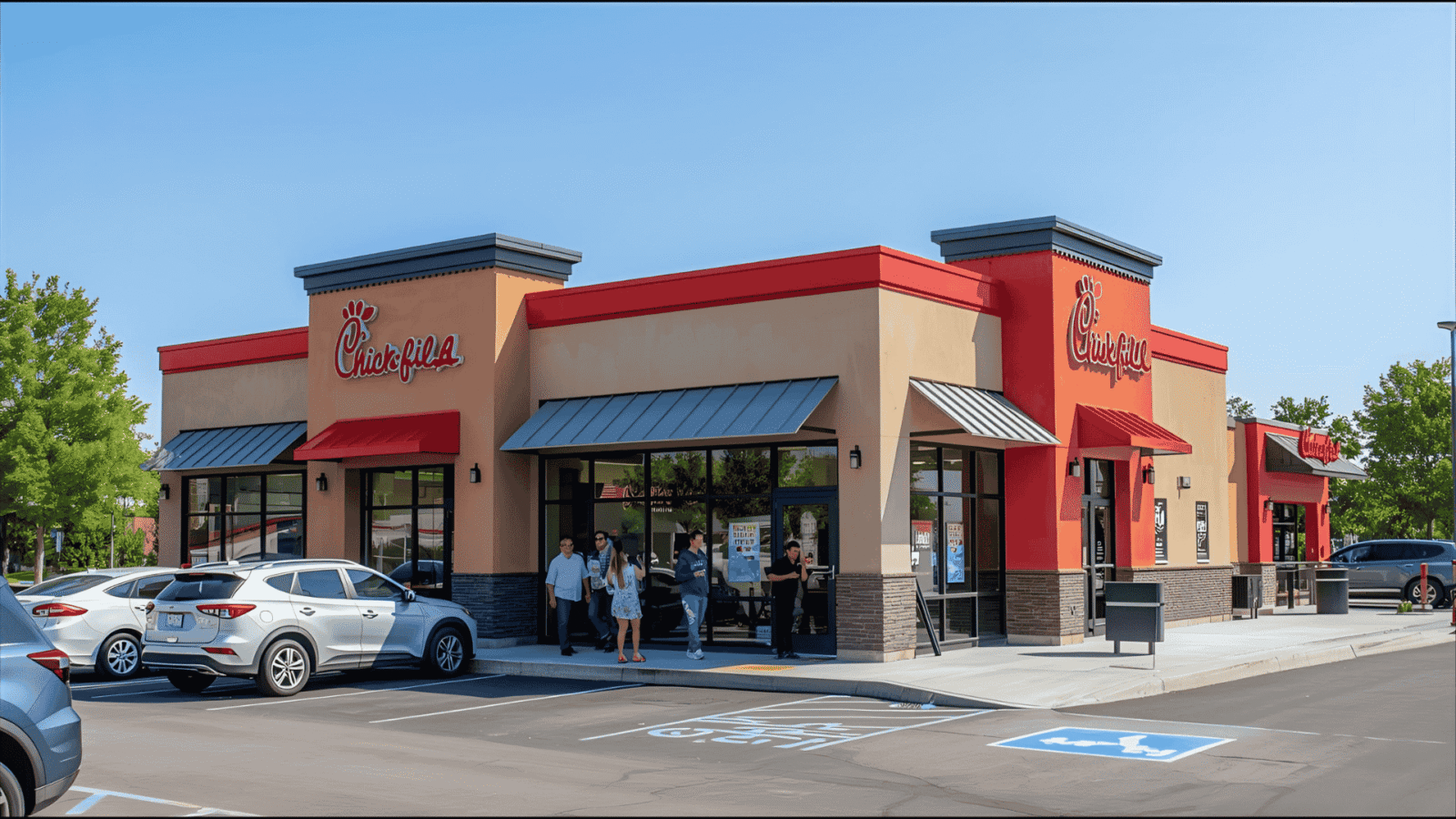 Chick-fil-A Restaurant in Dallas Texas