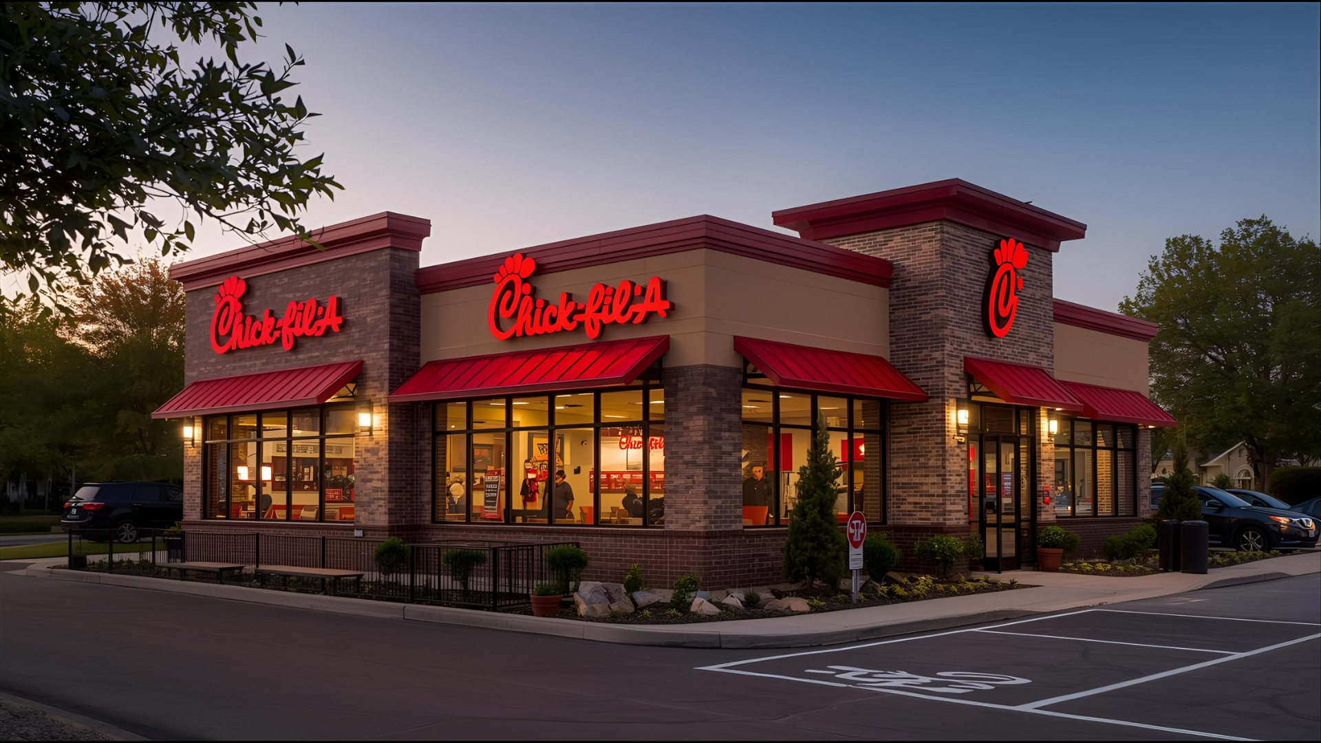 Chick-fil-A Restaurant in Roanoke Virginia