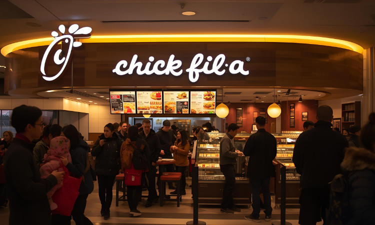 Chick-fil-A Restaurant in Crosby Texas