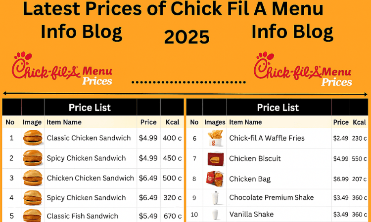 Chick-fil-A Menu Prices Banner