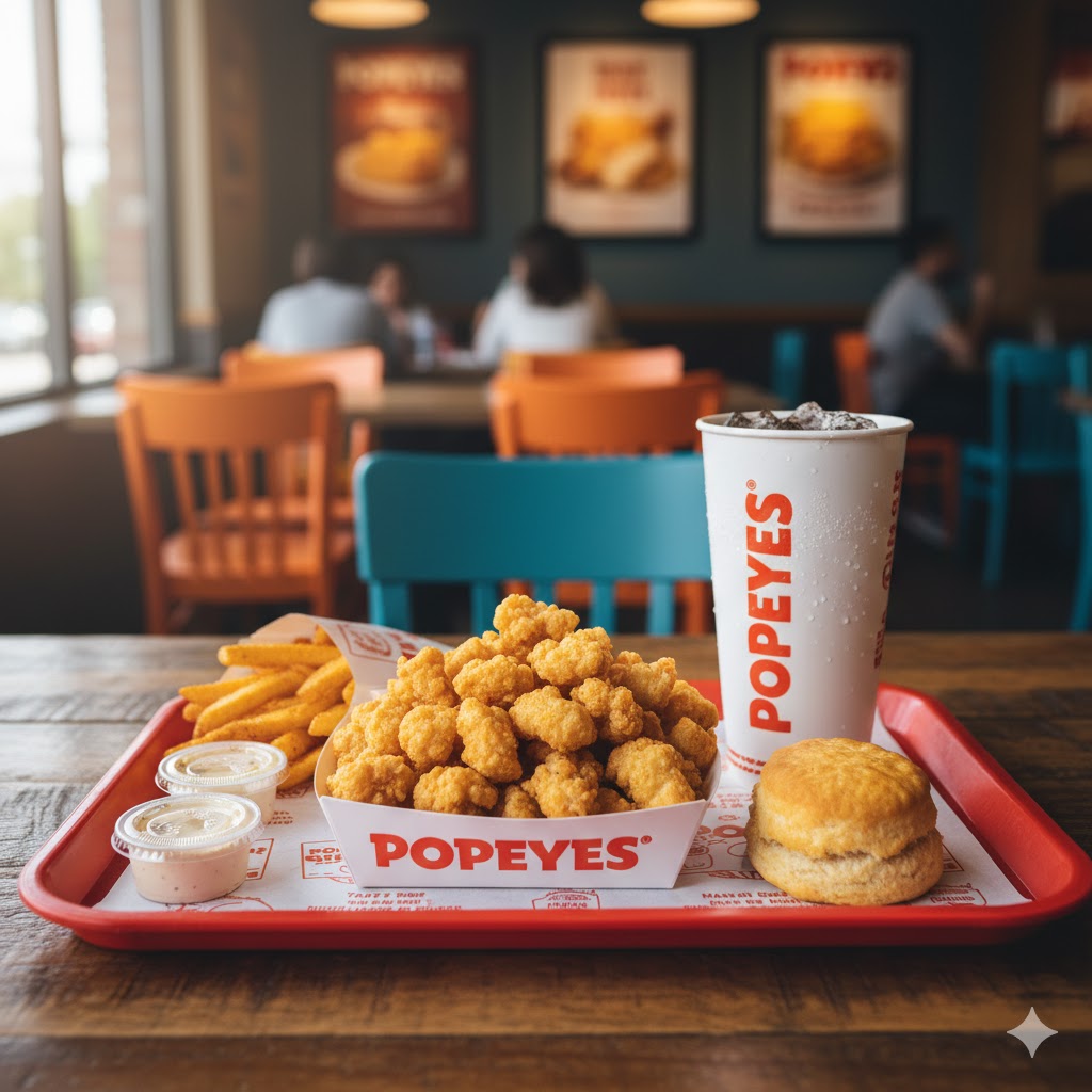 popeyes Popcorn Shrimp Meal