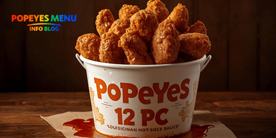 Popeyes 12 Pc Chicken Bucket