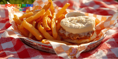 Popeyes Cajun Fries & Biscuit