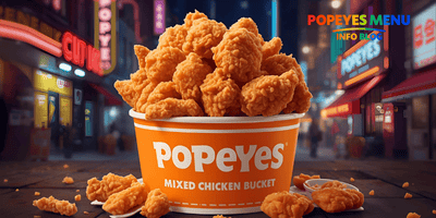 Popeyes Mixed Chicken Bucket