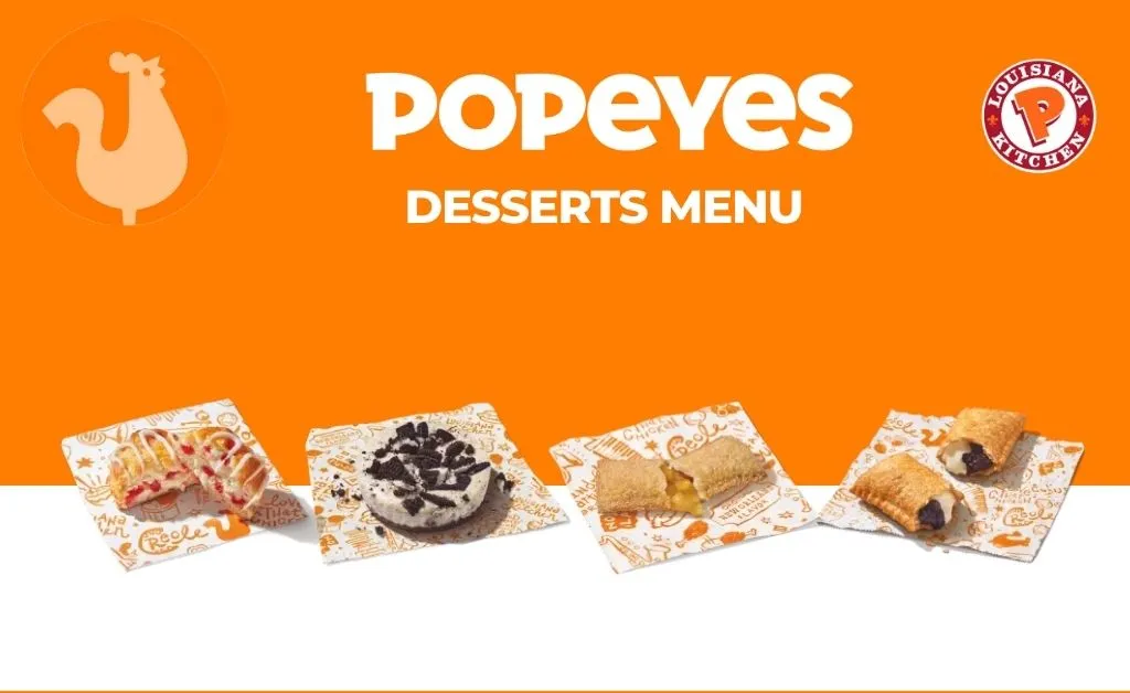 Popeyes Desserts Menu